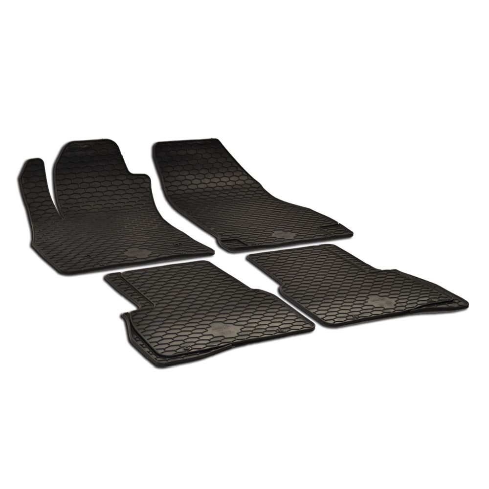 Gummimattsats Fiat Doblò (2009-2022), Opel Combo 2011-2017 gummi svart
