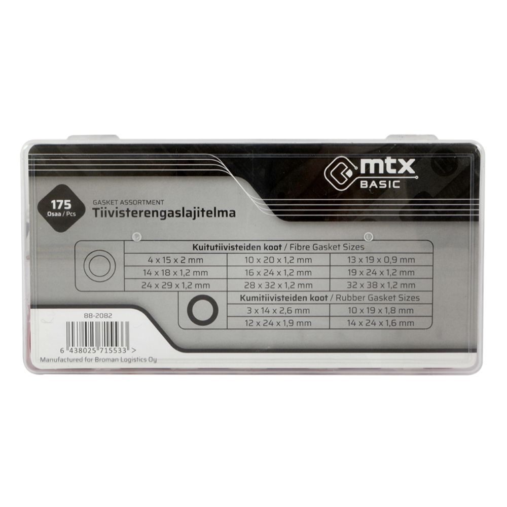 MTX Basic tiivisterengaslajitelma 175 osaa