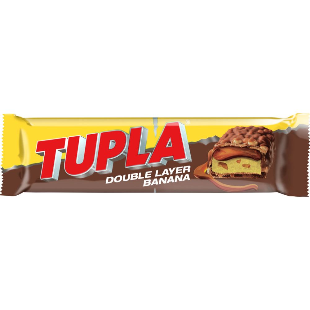 Tupla Double Layer Banana suklaapatukka 48 g