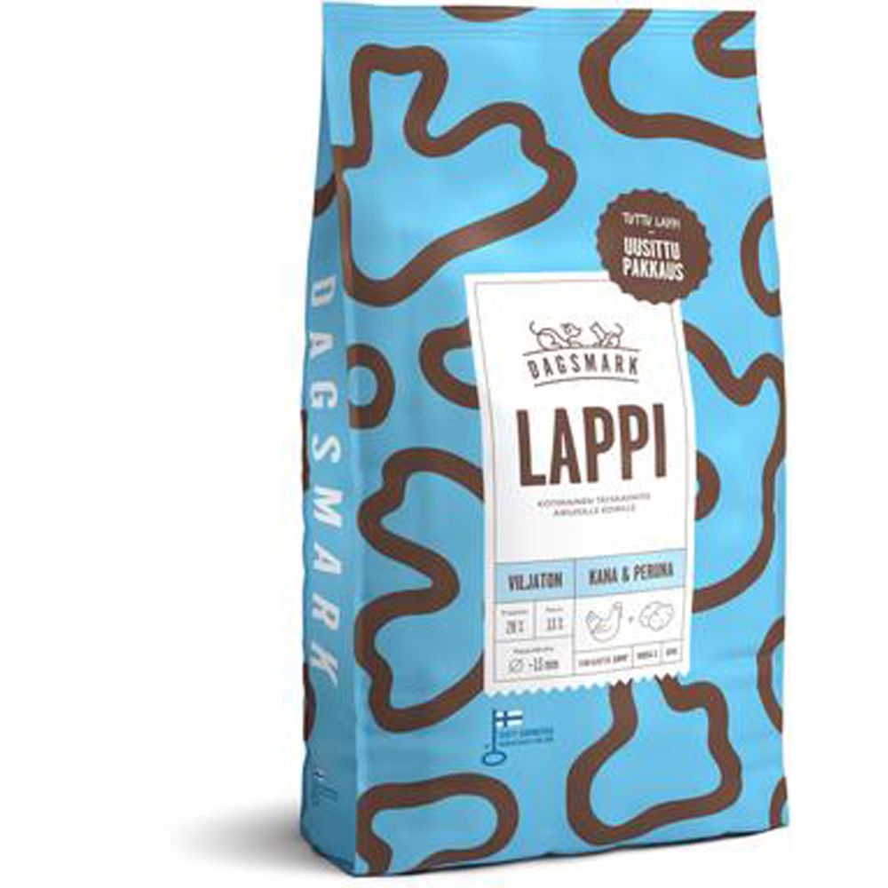 Dagsmark Lappi teraviljavaba koeratoit, kana ja kartul, 10 kg