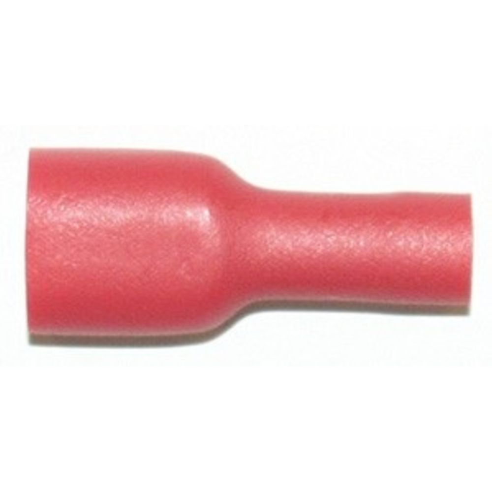 Abiko A1507FLSF kabelskor skydd 6,3 mm hona röd 50 st.