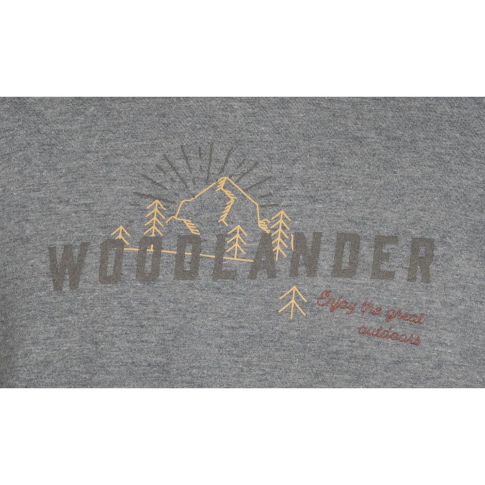 Woodlander Crew pitkähihainen T-paita, harmaa
