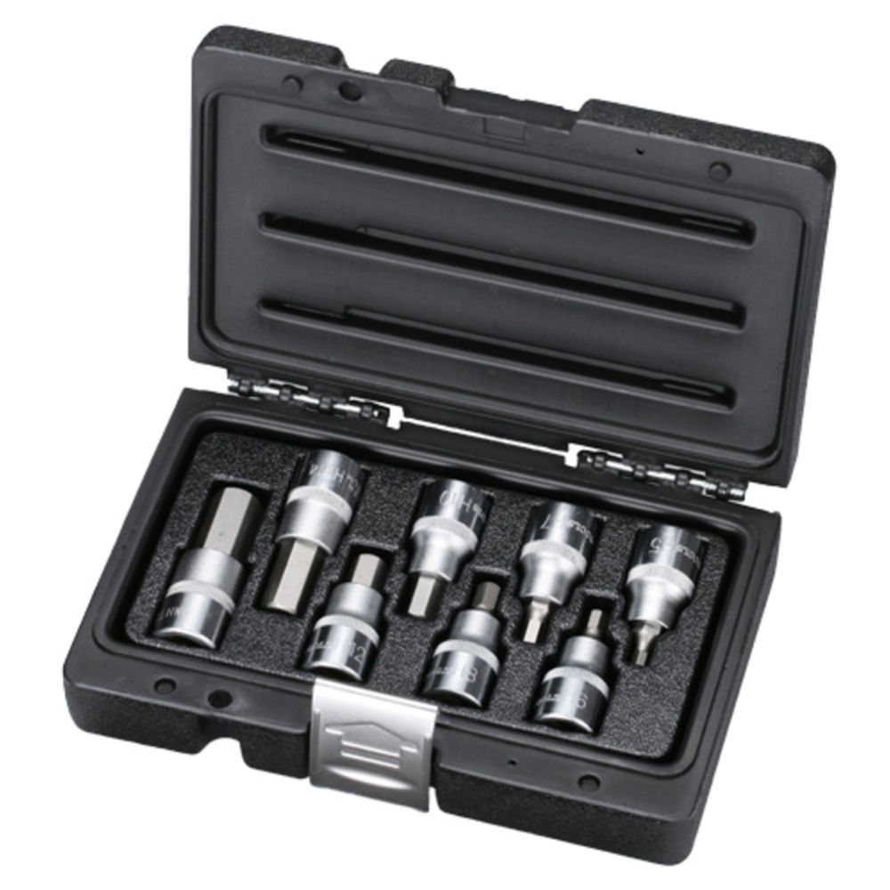MTX Tools kuusiokolokärkihylsysarja 5-17 mm 1/2" 8 osaa