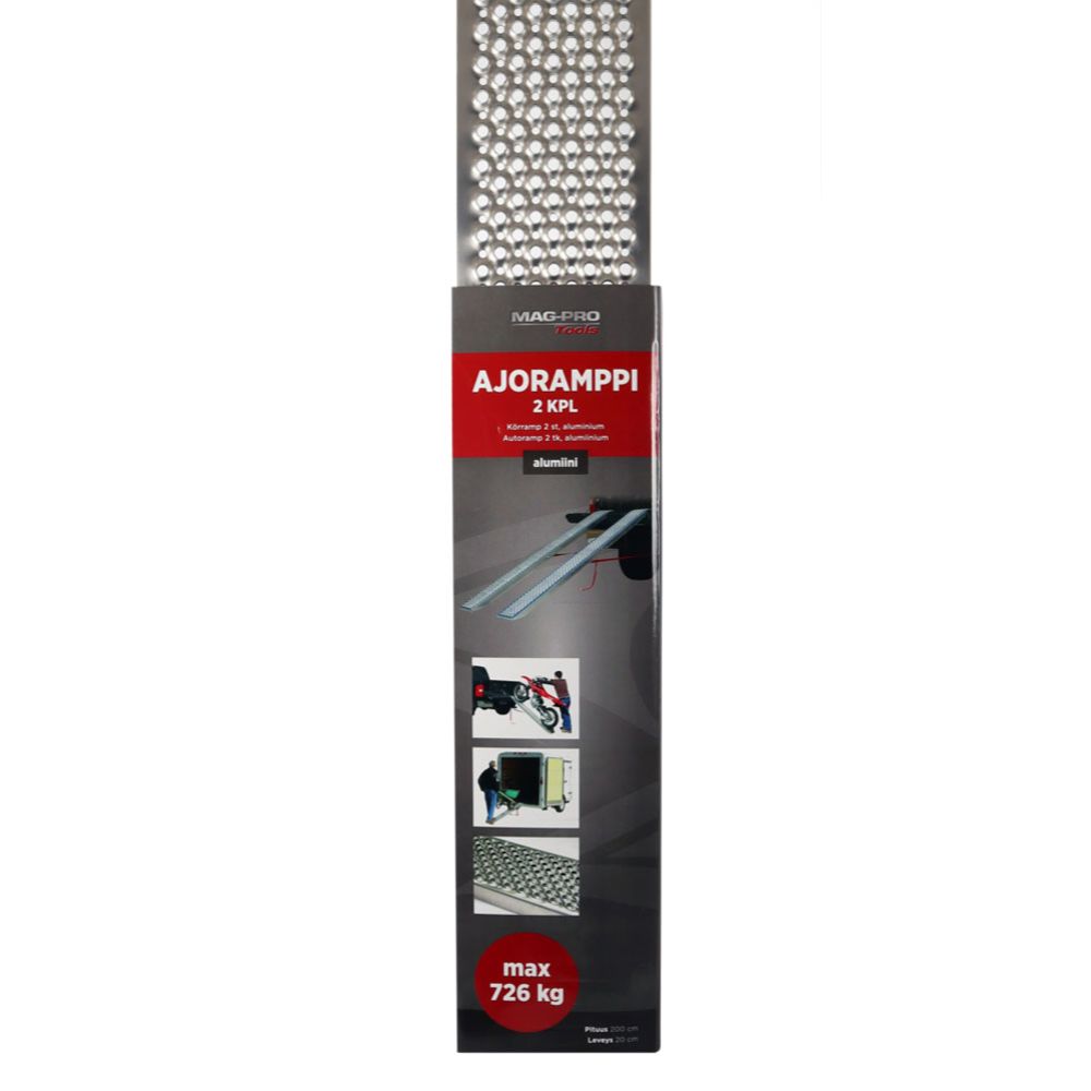 Mag-Pro Tools autorambid, 200 x 20 cm, 726 kg, 2 tk
