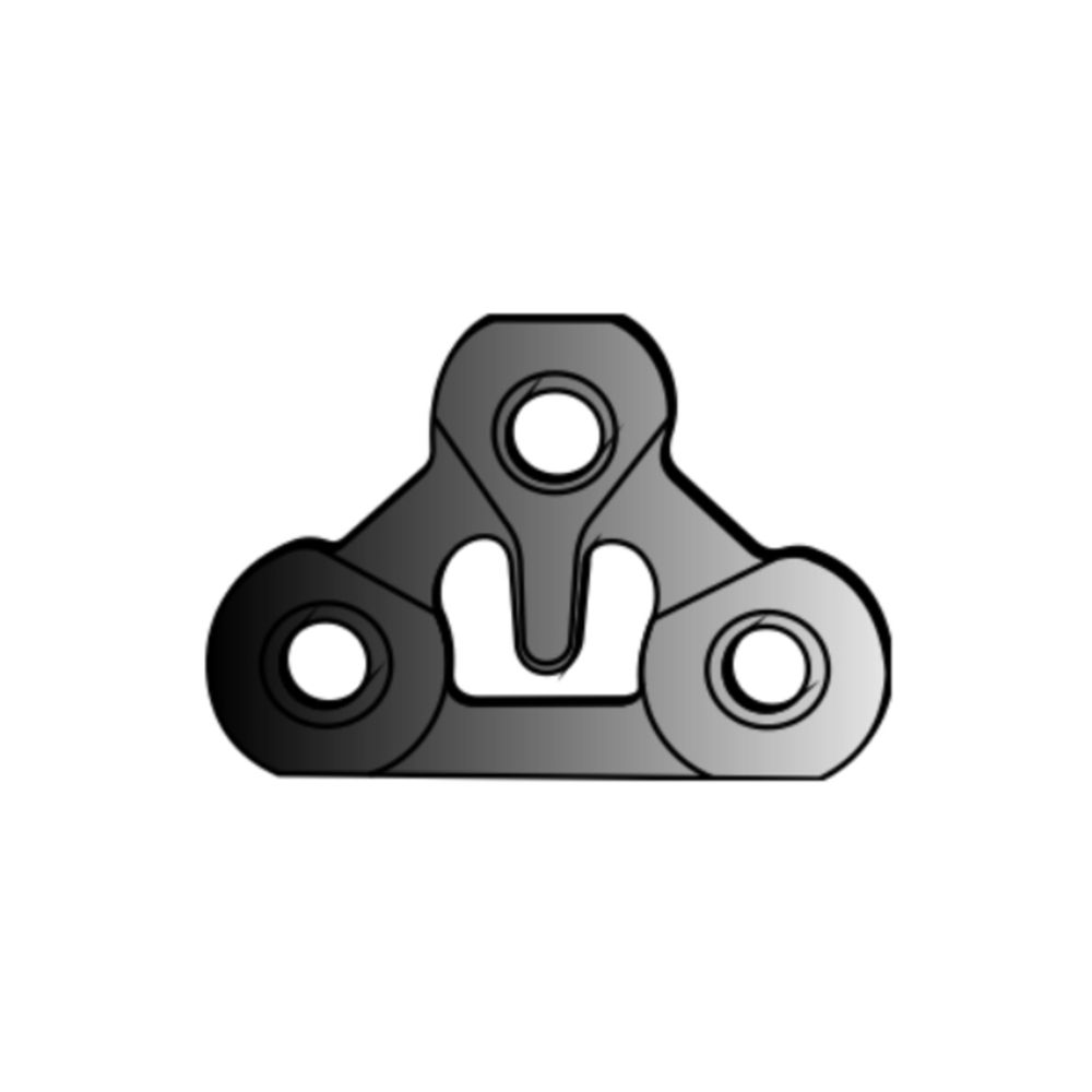 Pakoputkiston kumipalkki 14-30350