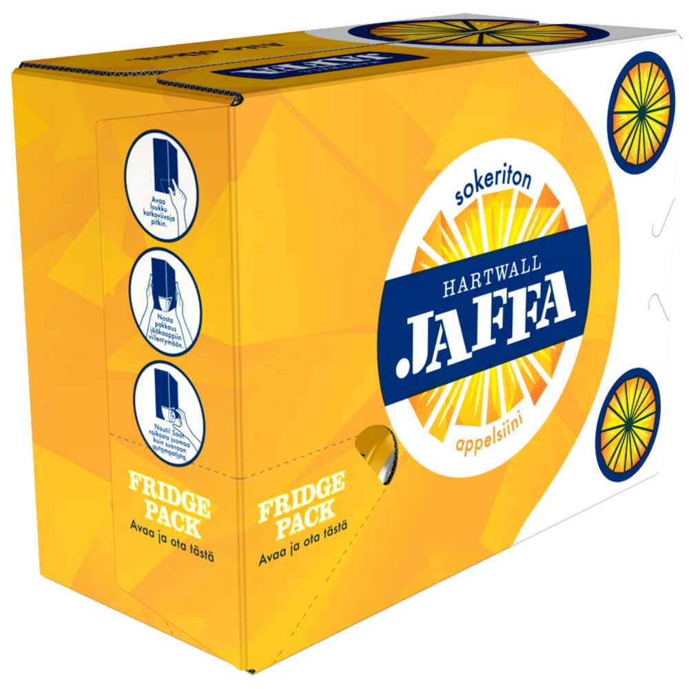 Hartwall Jaffa Appelsiini Sokeriton 0,33 l 12-pack