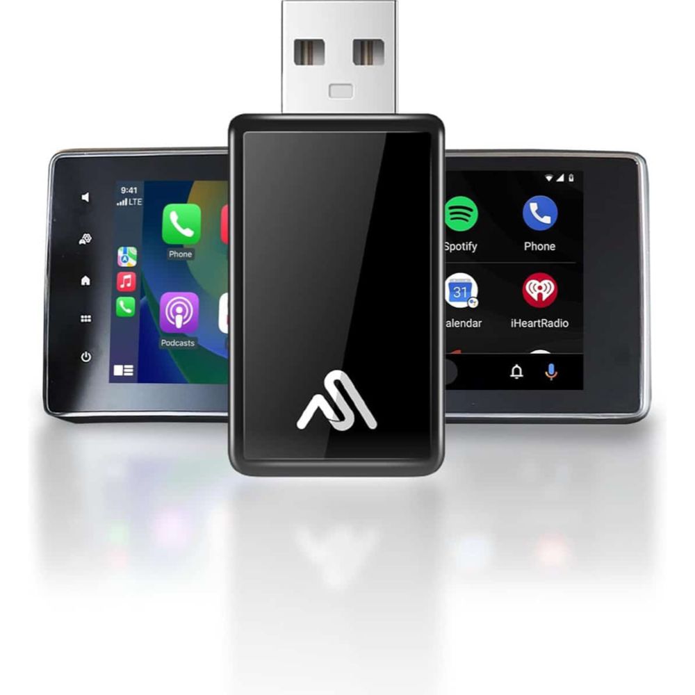 AutoSky WUA-8 trådlös Apple Carplay och Android Auto adapter
