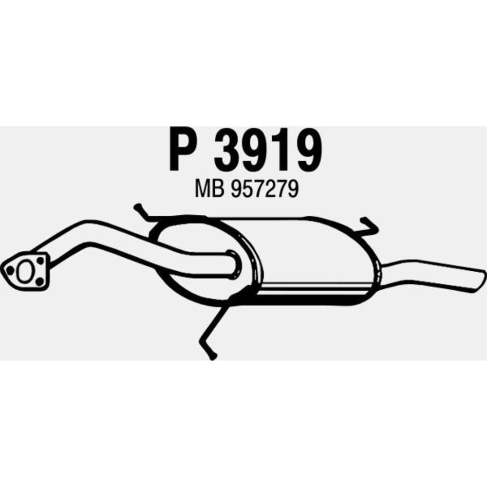 Takaäänenvaimentaja 14-3919