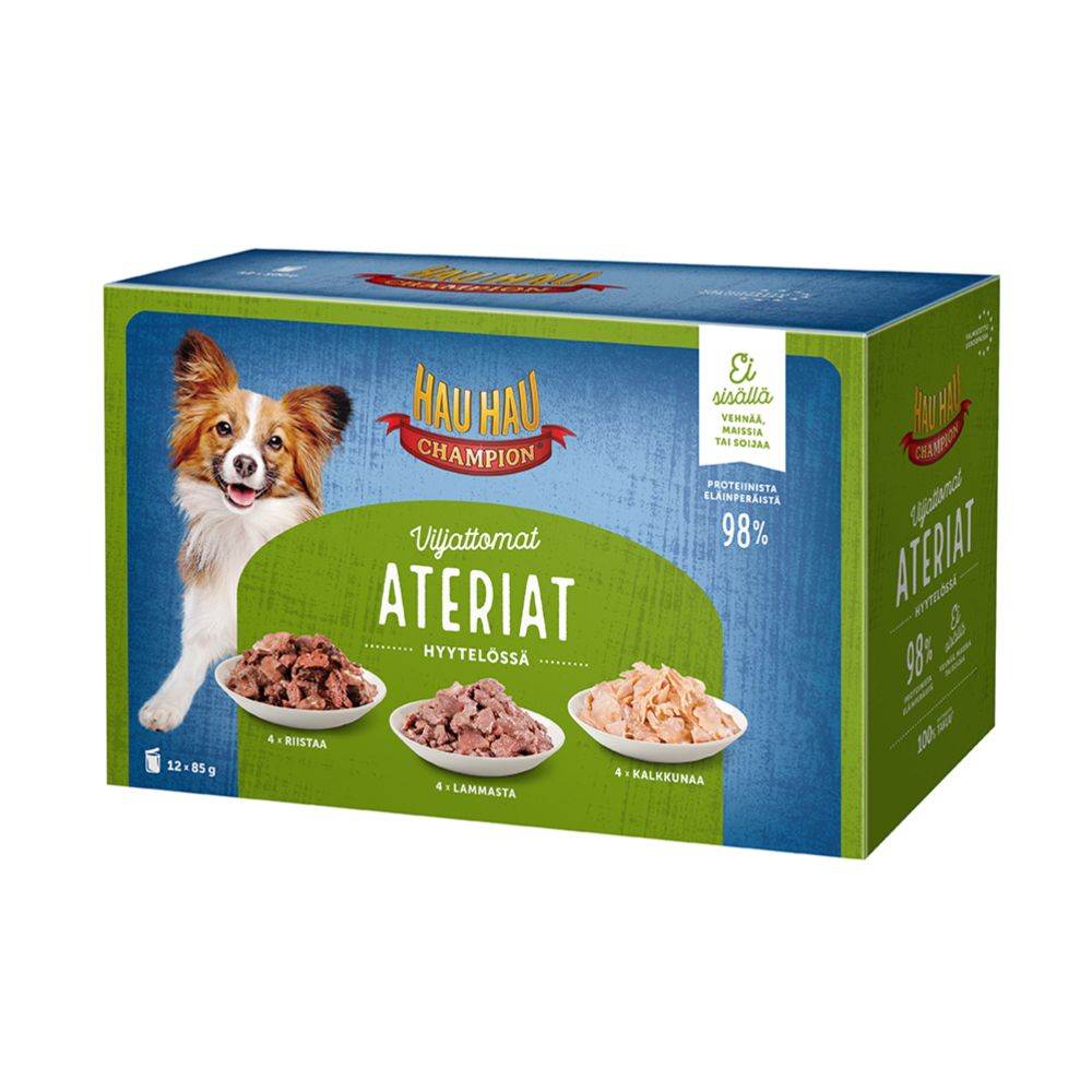 Hau-Hau Champion koeratoiduvalik tarrendis 12 x 85 g