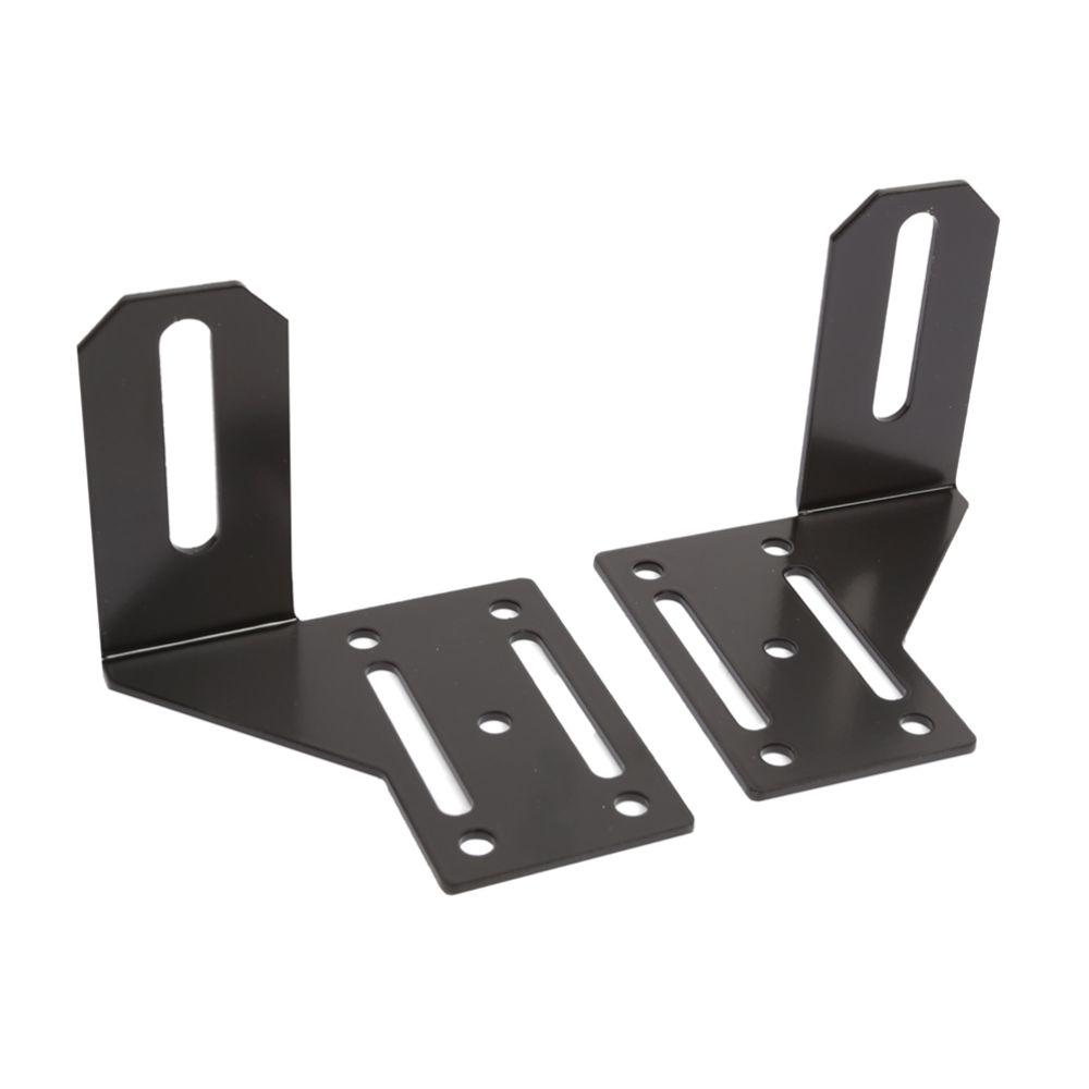 Tvådelat extraljusfäste för LED-ljusramp under registreringsskylt