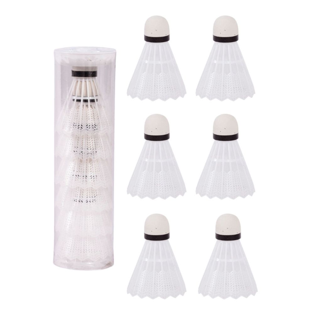 Badminton fjäderboll 6-pack