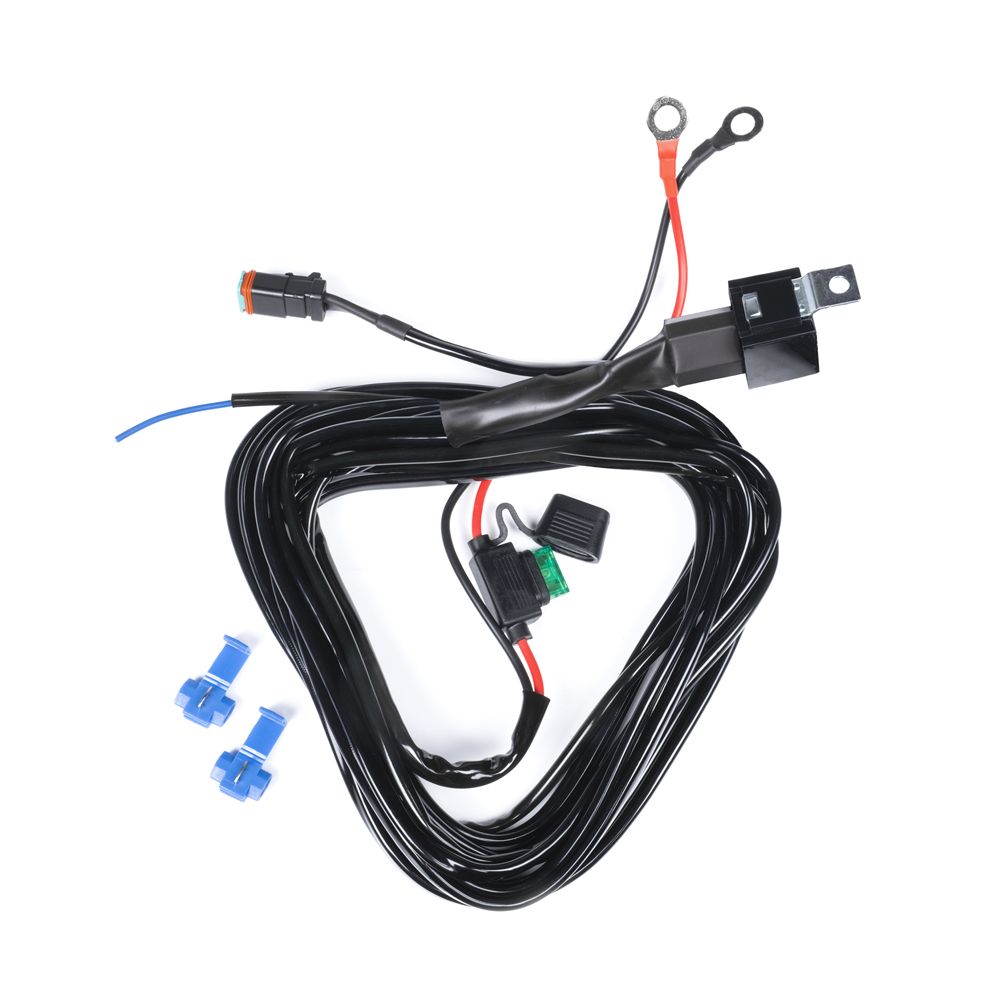 Purelux Pro Serie lisävalon johtosarja 12V DT-2, 1 ulostulo
