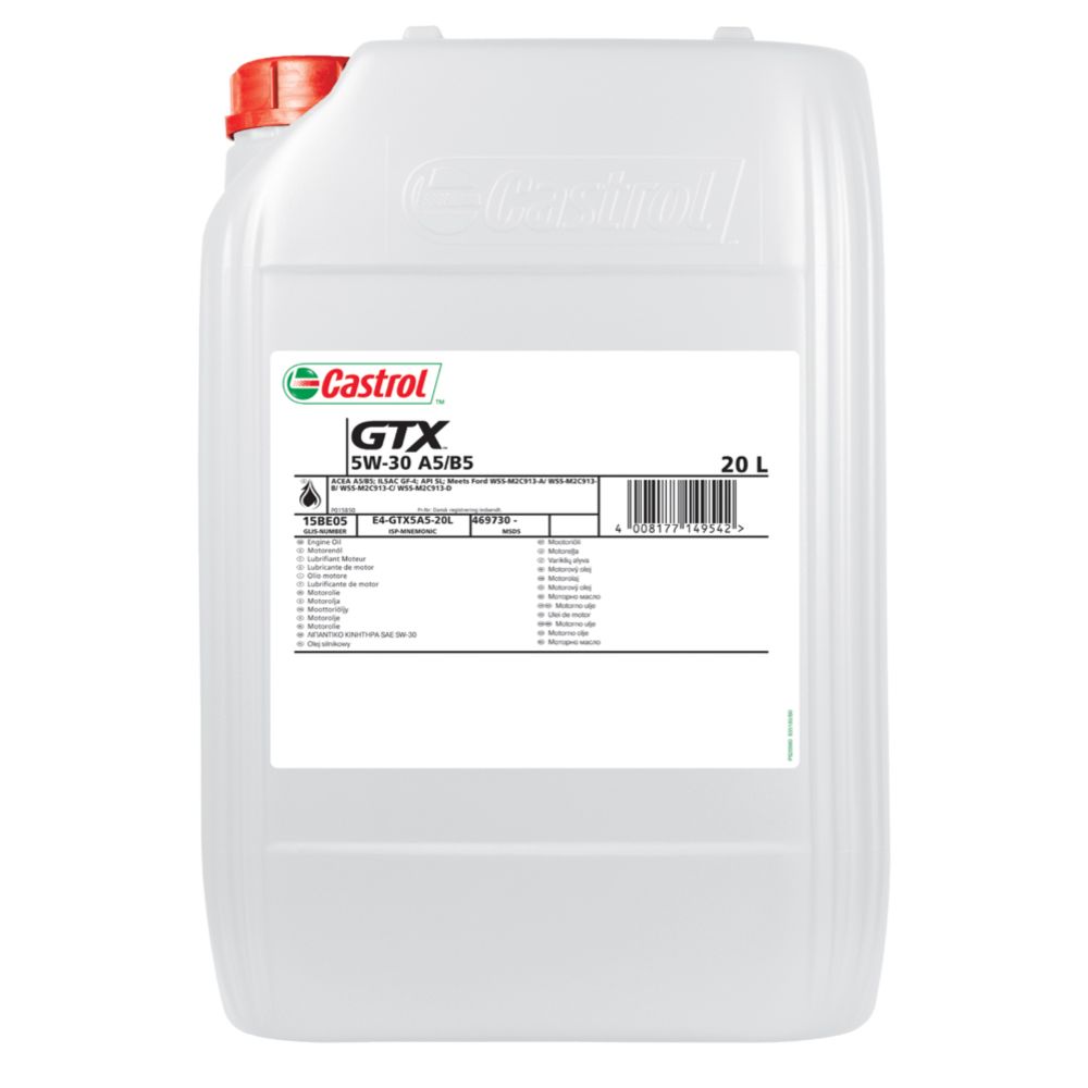 Castrol GTX 5W-30 A5/B5 Ford 20 l moottoriöljy