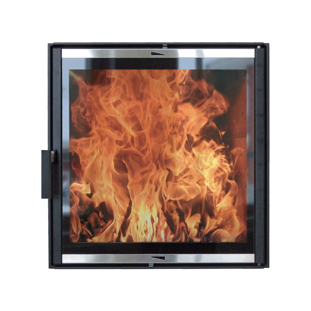 Pisla HTT601 takkaluukku 410 mm x 410 mm musta