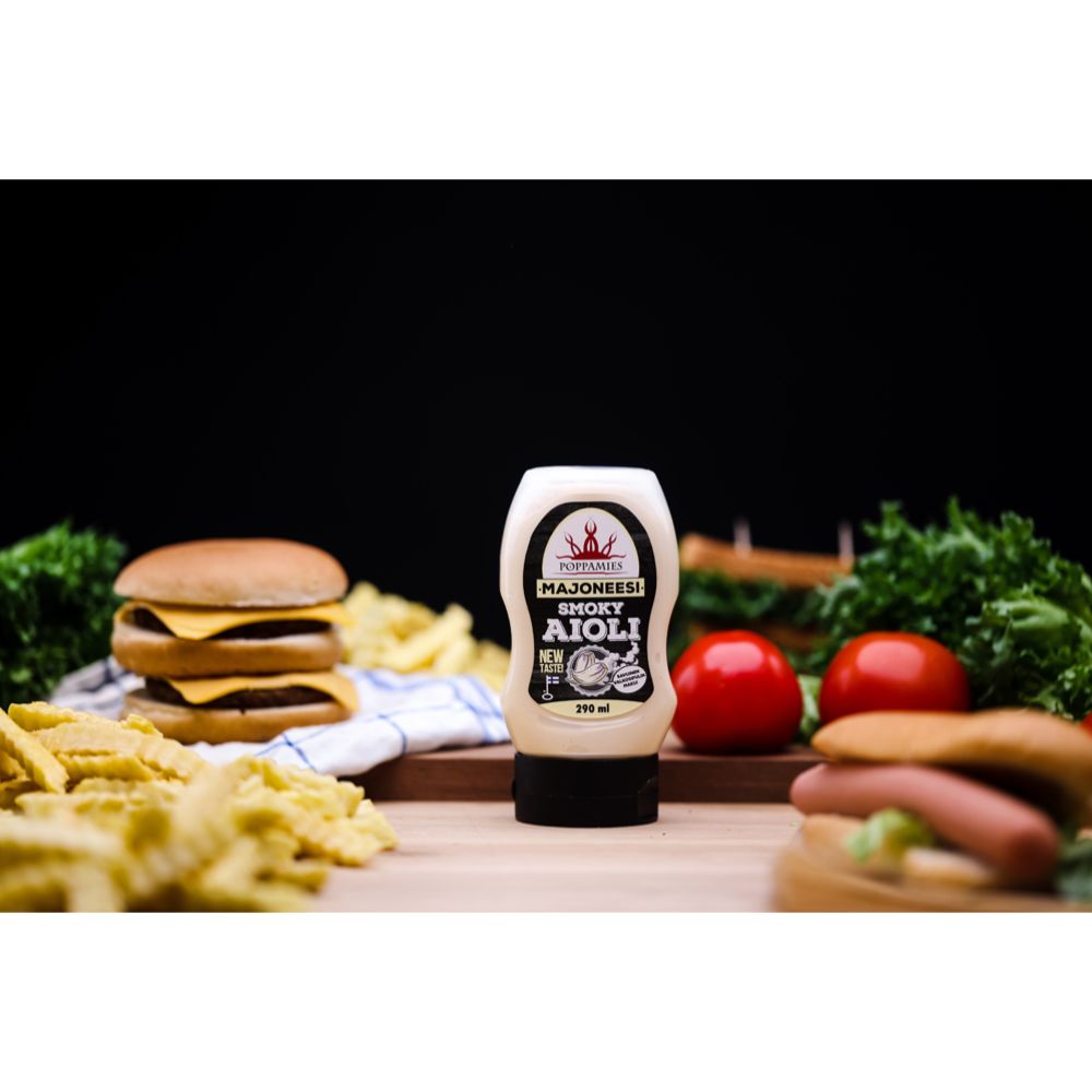 Poppamies Smoky Aioli majoneesi 290 ml