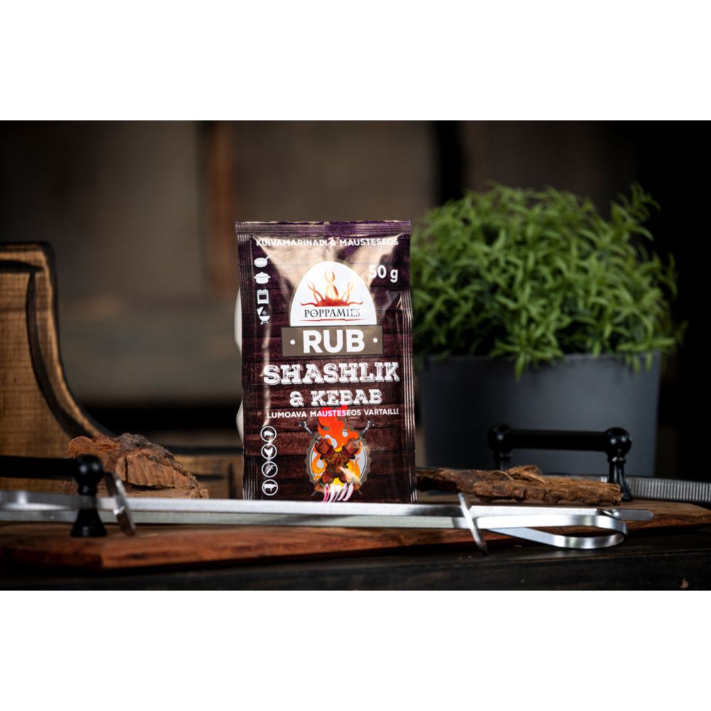 Poppamies Rub Shashlik & Kebab kryddmix 50 g