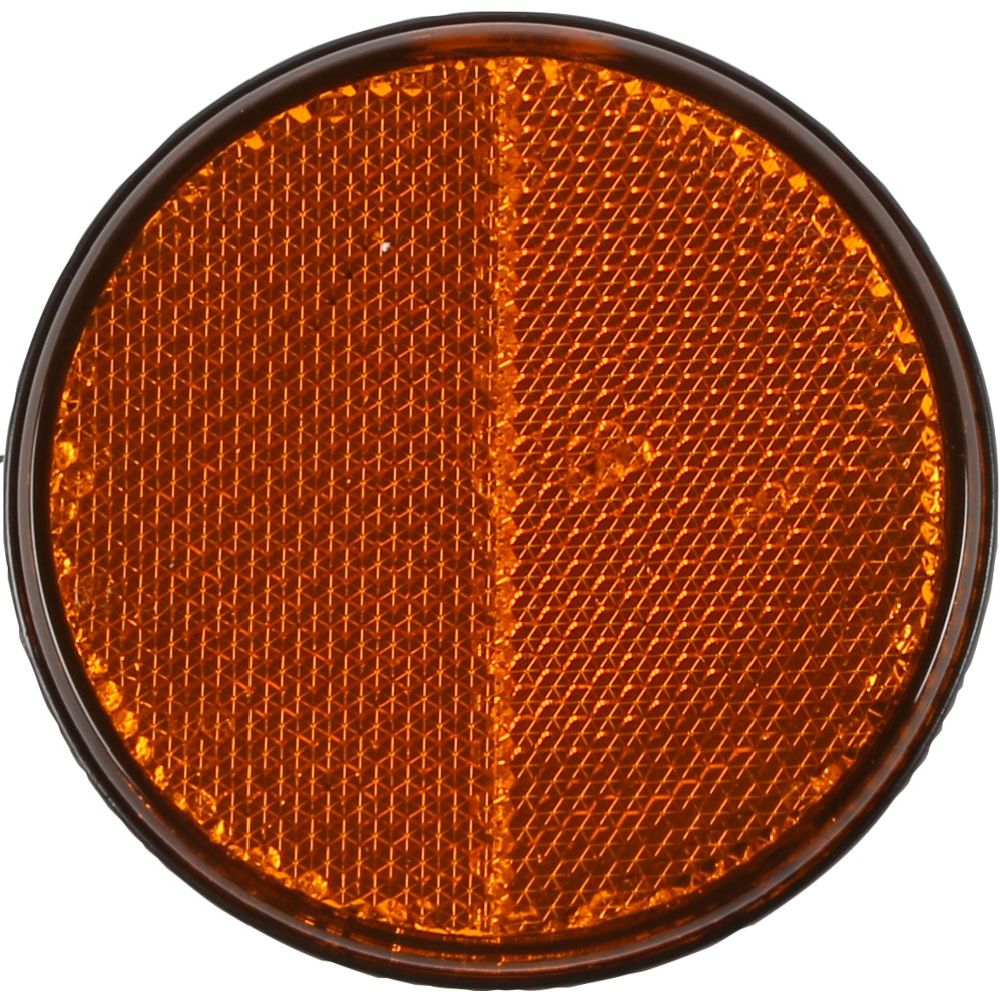 Reflex rund gul 70 mm självhäftande, 2 st.
