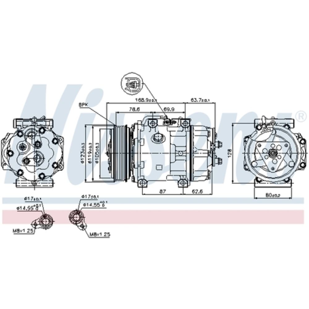 Ilmastointilaitteen kompressori 30-00276