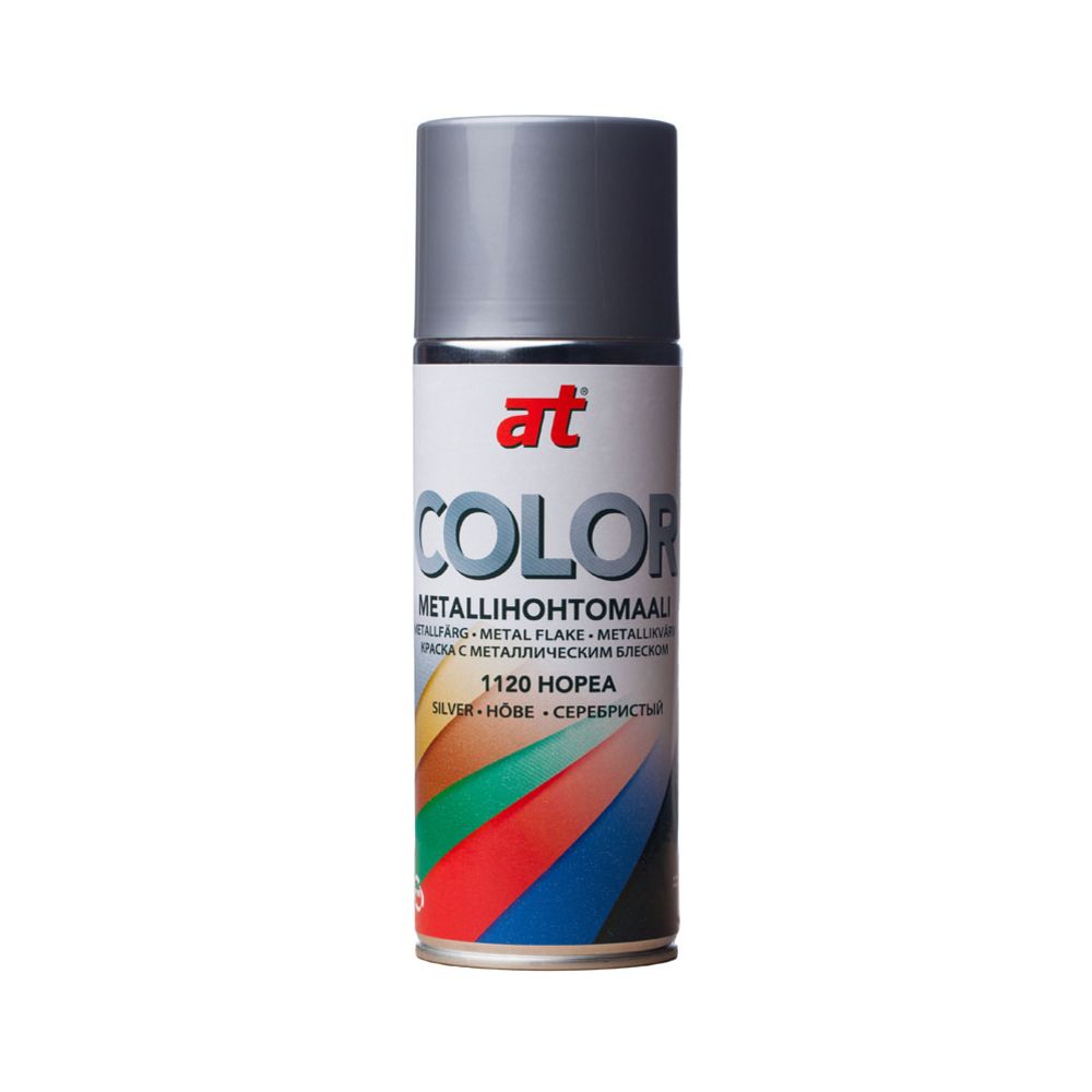 AT-Color Metallihohtomaali hopea 400 ml