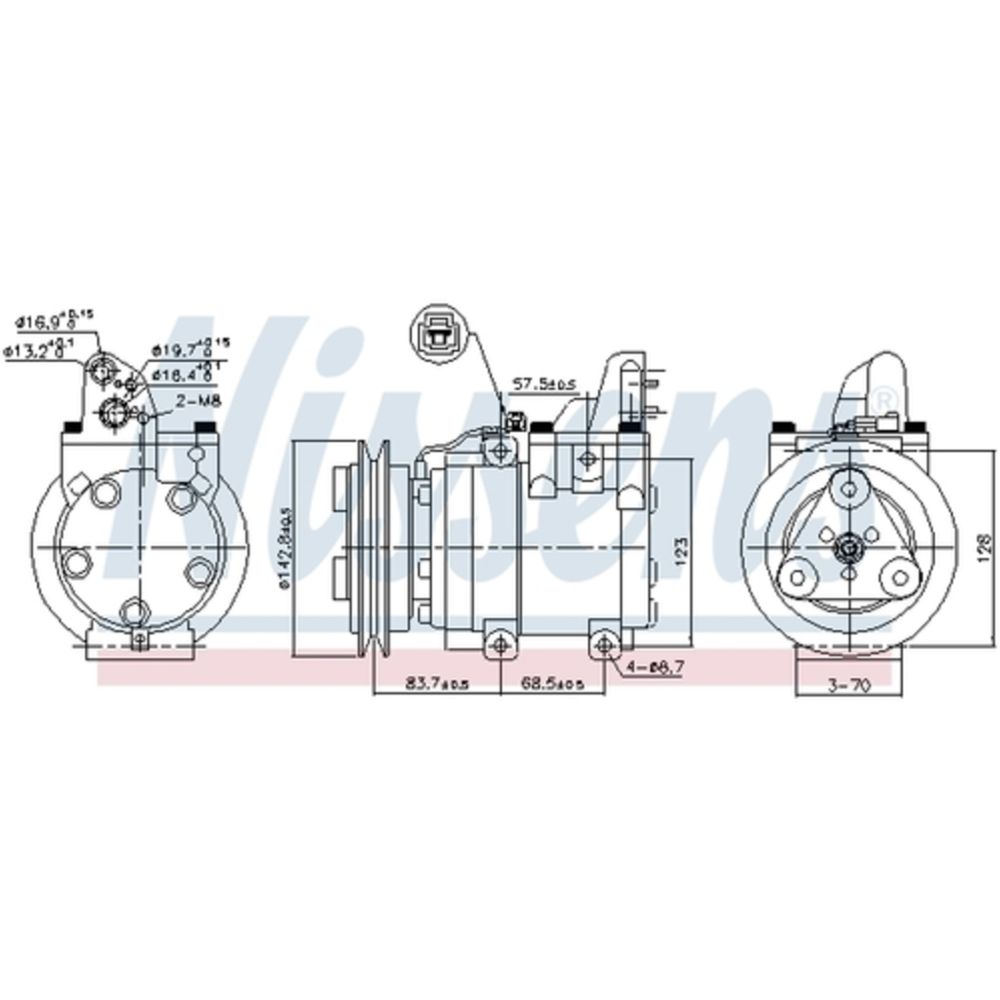 Ilmastointilaitteen kompressori 30-00438