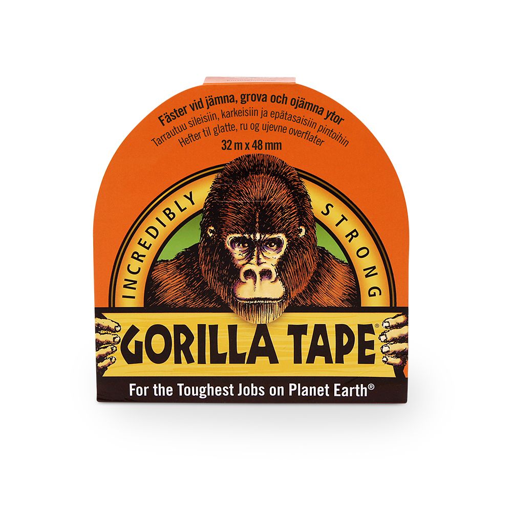 Gorilla-teippi musta 48 mm x 32 m