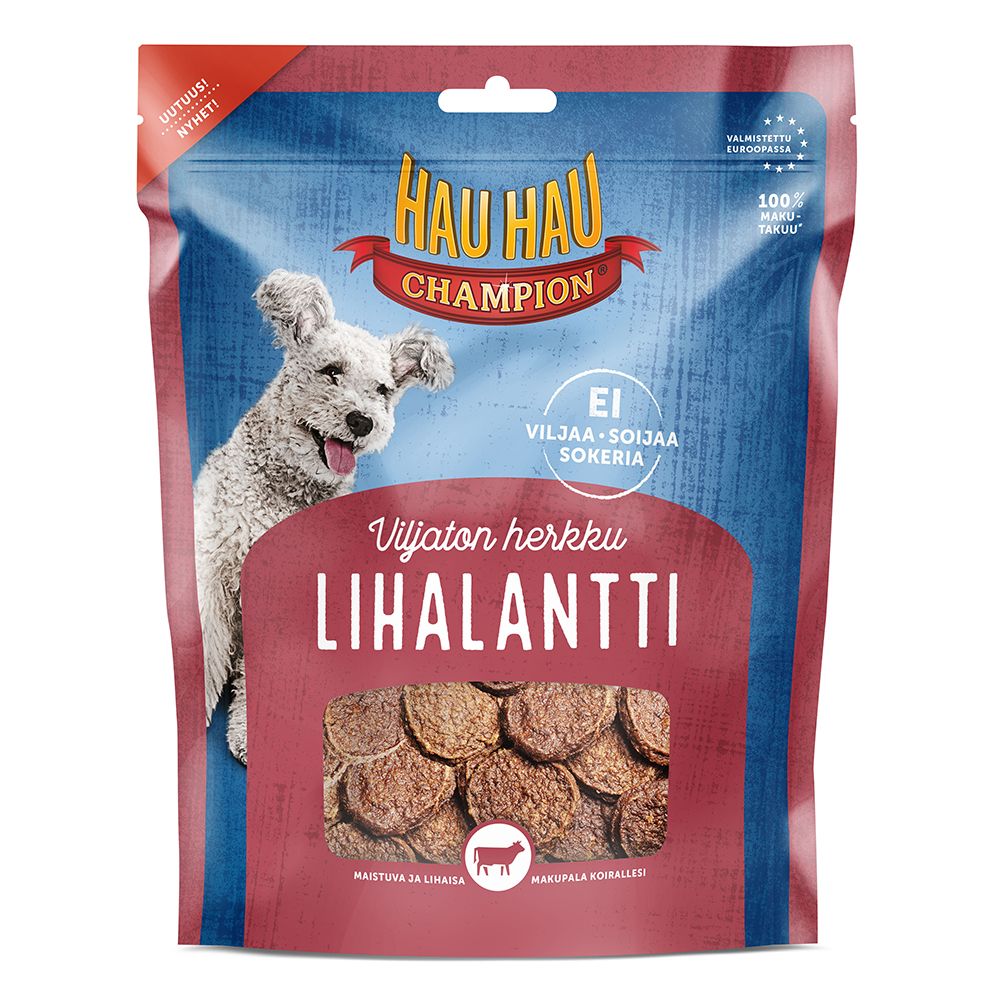 Hau-Hau Champion Viljaton herkku Lihalantti 400 g