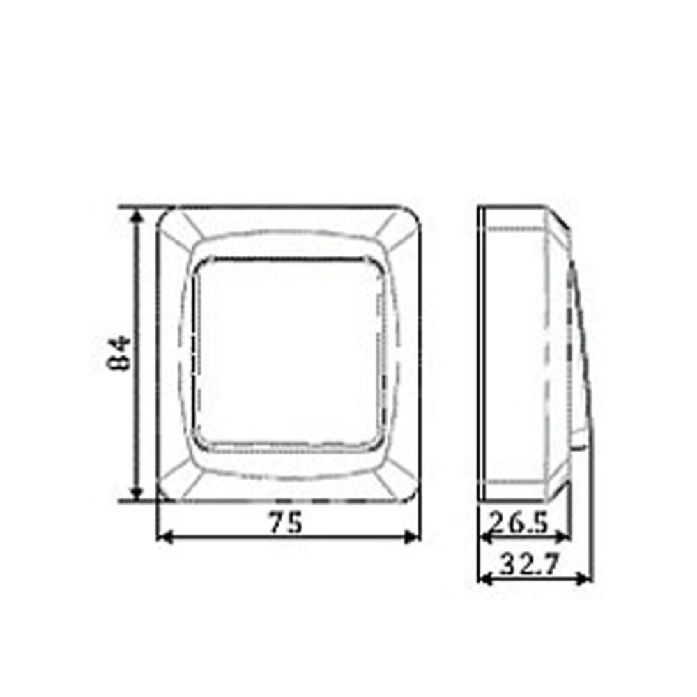 Harju Hiili kytkin 1/6 pinta IP20 RL musta