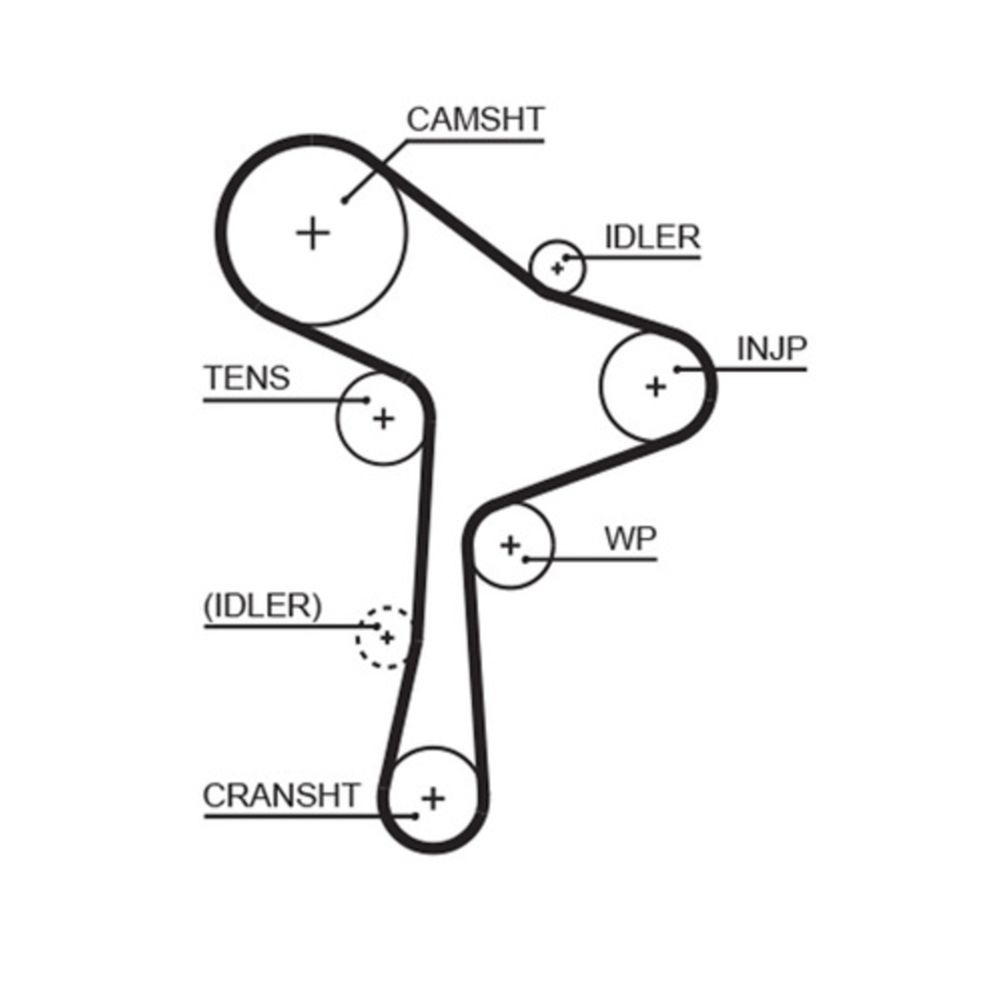 Veepump + hammasrihmakomplekt 25-00724