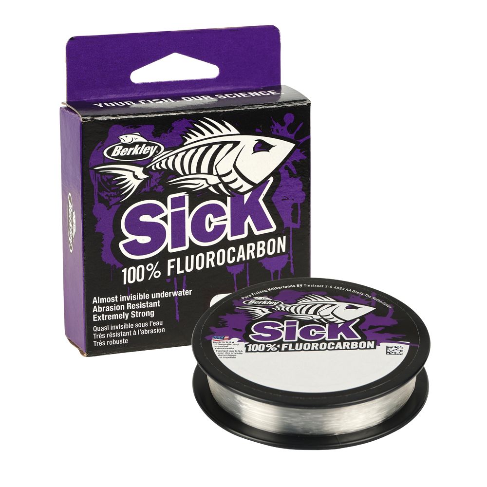 Berkley Sick Fluorocarbon Leader 50 m kirkas