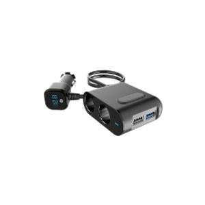 Cloudberry 5,4 A autolaturi 2 x 12 V/24 V haaroitin 80 W + QC3.0 + USB 2,4 A