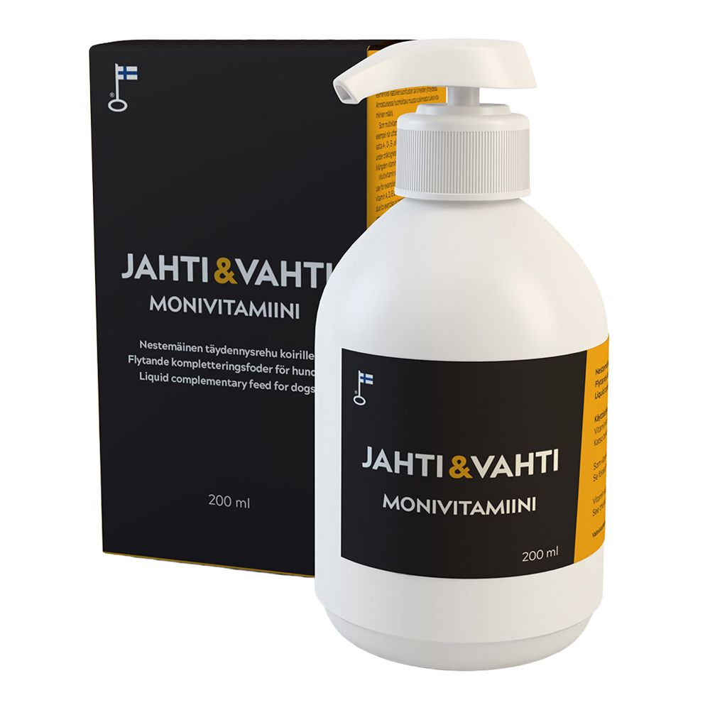 Jahti&Vahti koiran monivitamiini 200 ml